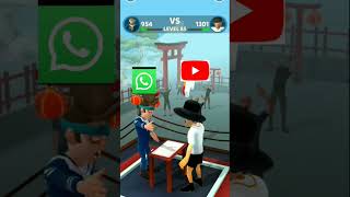 chanta Marne wali game WhatsApp 🆚 YouTube WhatsApp jit 😱😱😱😱#vira #shortvideo