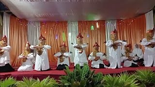 Tari Saman Aceh.Siswi MI Hidayatul Mubtadiin. Hari Santri 2023