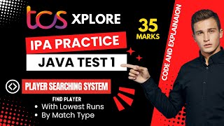 Players Search | TCS Xplore Java Test 1 | 35 marks | IPA Practice