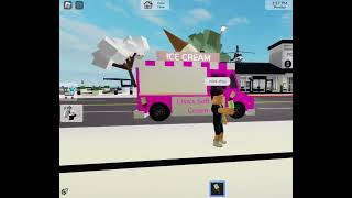 Lisa Soft Ice Cream Truck in brookhaven roblox!