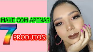 MAKE COMPLETA PARA INICIANTES - COM APENAS 7 PRODUTOS BARATINHOS