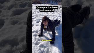 Como treinar seu namorado na neve