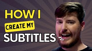 How to Create Subtitles like Mr Beast in 5 Minutes