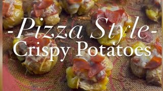 Pizza Style Crispy Potatoes || Papas Crujientes Estilo Pizza