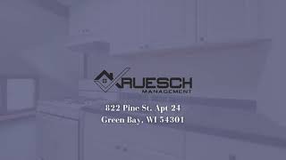 822 Pine St  Apt 24 Green Bay, WI 54301