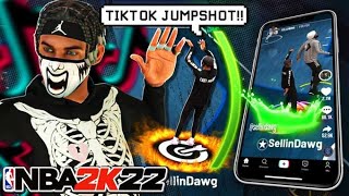 TikTok GAVE ME THE BEST JUMPSHOT IN NBA 2K22! NON-STOP GREENLIGHT JUMPSHOT W/ A HIGH GREEN WINDOW!!!