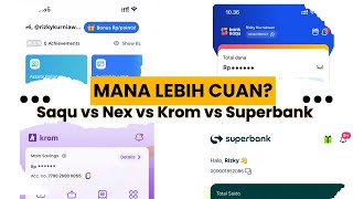 PERBANDINGAN EMPAT BANK DIGITAL - MANA LEBIH CUAN ?