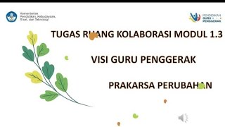 1.3.a.5.2 Tugas RuKol Modul 1.3 Merencanakan prakarsa perubahan untuk mewujudkan mimpi