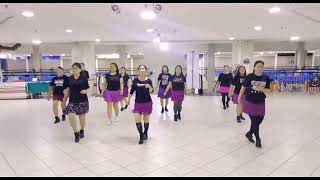 Pony Line Dance - Demo By D'Sisters & Friends LDG @OttiePurba @onedance2471