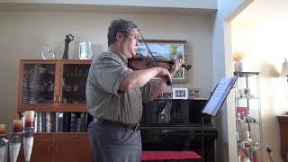 Bridal Chorus Here Comes The Bride by Wagner unaccompanied Violin solo