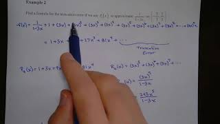 Taylor's Theorem & Lagrange Error Bound Part 2