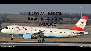 LOWW - EDDM P3D(Austrian Airlines) ווינה למינכן