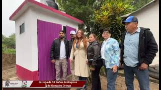 #PuebloViejo Entrega Ayuntamiento 10 Baños Ecológicos en la Comunidad de González Ortega