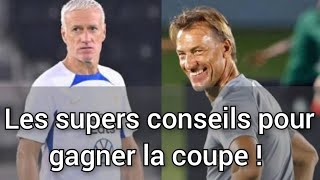 Quand Deschamps conseille les bleues avant France🇫🇷 / Maroc🇲🇦 😂