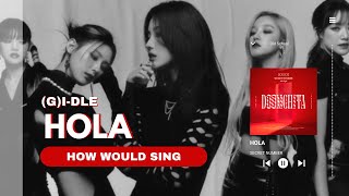 SECRET NUMBER - HOLA | How would (G)I-DLE sing - Line Distribution