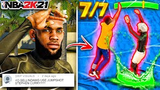 A SUBSCRIBER GAVE ME THE BEST JUMPSHOT ON NBA 2K21 WITH THE HIGHEST GREEN WINDOW 100% PURE GREENS!!!