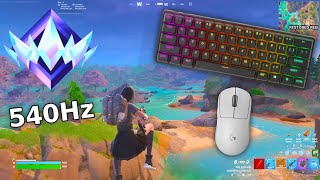 SteelSeries Apex Pro Mini ASMR 😴 Solo Gameplay 🏆 Satisfying Keyboard Fortnite 540 FPS 4K ⭐