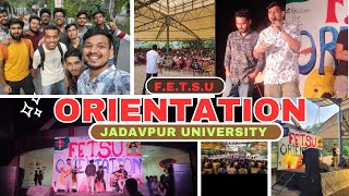 Jadavpur University F.E.T.S.U Presents Orientation 2024 || #jadavpuruniversity #fetsu #tranding