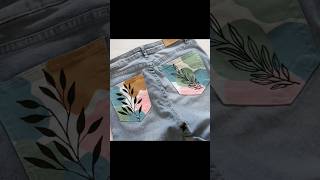 painting ideas for jeans😍#viral #trending #painting #jeans #fashion #musttry #shortfeed #youtube