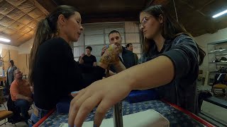 Armwrestling advice from Lady Armwrestlers | The John Brzenk Cup 2024