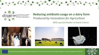 Reducing antibiotic usage on a dairy farm