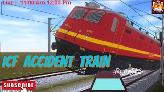 Indian train crossing3d icf train accident train crossing3d gameplay