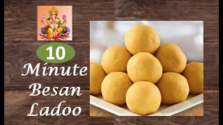 Besan ladoos in 10 mins only/Ganesh chaturthi special recipes/Modak recipes/Ganpati bhog /prasad