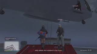 Cargobob container riding FAIL! #GTAonline If only the physics allowed it- Grand Theft Auto V