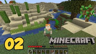 Minecraft Survival EP. 2 - PRIME PIANTAGIONI DI GRANO E ALBERI