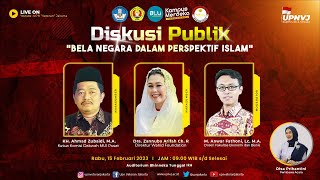 🔴 LIVE | Diskusi Publik dengan tema "Bela Negara dalam Perspektif Islam"