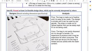 Example of MYP Design Criterion B