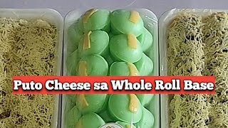 Ganito Ako Mag Arrange ng 50 pcs Puto Cheese sa Whole Roll Base/Kakanin/Puto Cheese Pandan