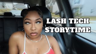 VLOGTOBER DAY 13: LASH TECH HORROR STORY | Shalaya Dae