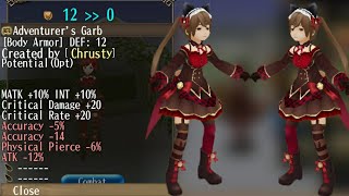 Fill stats Armor - MATK10% INT10% CD20 CR20 - TORAM ONLINE - CAP 240