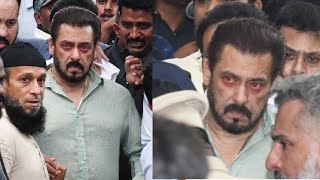 Salman Khan Spotted Crying After Leaving Baba Siddique House