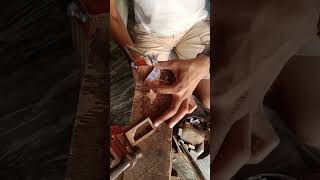 wood keychain making