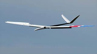 Hand catch of F3F glider on landing approach.