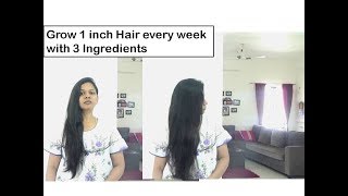 Grow 1 inch Hair in 1 week | Magic hair mask |Starnaturalbeauties