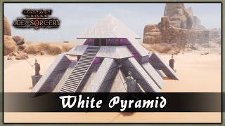 HOW TO BUILD A WHITE PYRAMID [SPEED BUILD] - CONAN EXILES