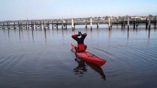 Headstand on kayak. Kajakholms Julekalender d. 13