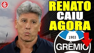 💥BOMBA! RENATO DEMITIDO ACABA DE SER DEMITIDO DO TRICOLOR?! CONFIRMADO! ÚLTIMAS NOTÍCIAS DO GRÊMIO!