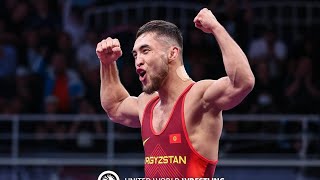 Амантур Исмаилов обрадный ыкмасына салды атандашын буктоп салды#wrestling #sports