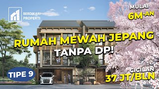 RUMAH MEWAH JEPANG TANPA DP! BSD - HIERA WYNYARD - TIPE 9