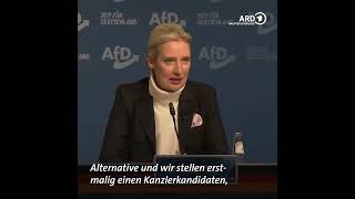 💙💙💙Mit Alice Weidel stellt die AfD erstmals eine Kanzlerkandidatin zur Bundestagswahl.💙💙💙