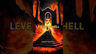 7 Levels Of Hell In Islam 🕋🥀 #Allah #islam #success #islamicvideo #muhammadﷺ #shortsfeed #viral