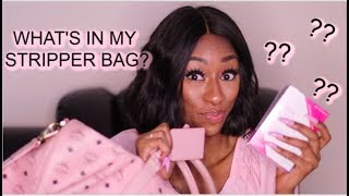 WHY'S THERE A BIBLE IN MY BAG? | WHAT'S IN MY STRIPPA BAG |LALAMILAN