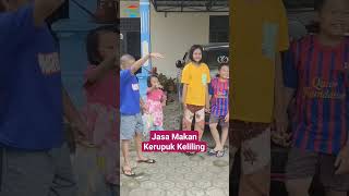 video lucu viral terbaru jasa makan kerupuk keliling #shorts