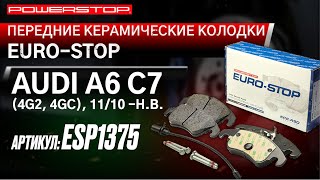 Передние керамические колодки EURO-STOP ECE-R90 Артикул: ESP1375