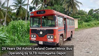 29 Years Old Homagama Bodied Ashok Leyland Comet Minor Bus Operating By SLTB Homagama Depot