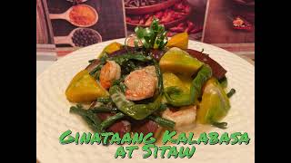 Ginataang Kalabasa at Sitaw